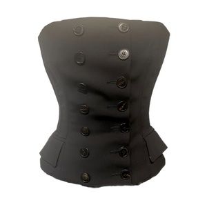 Dolce Gabanna Vintage Corset Double-Breasted Bustier